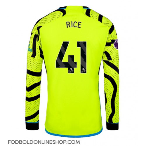 Arsenal Declan Rice #41 Udebanetrøje 2023-24 Langærmet